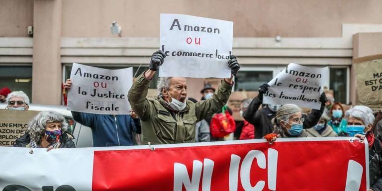 Emmaus-Lescar-Pau-2021-01-26 - Contre l’installation d’Amazon à Morlaas-Berlanne