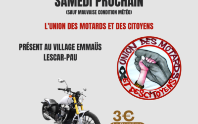 L’union des Motards et des Citoyens présente au village ce samedi !