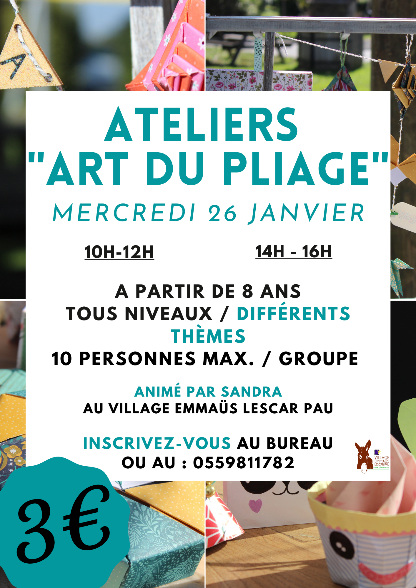 Atelier art du pliage