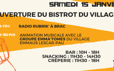 Ouverture du Bistrot du Village