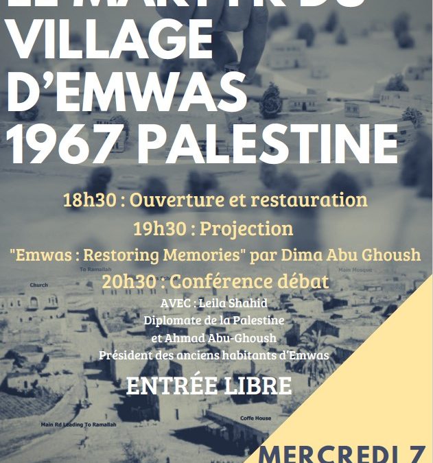 Conférence sur la Palestine