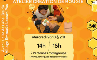 Atelier création de bougie