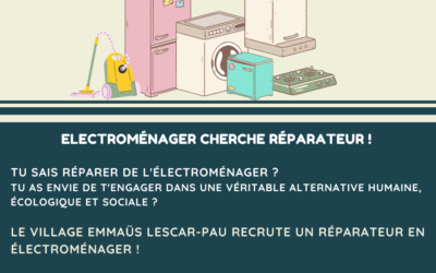 Electroménager cherche réparateur !