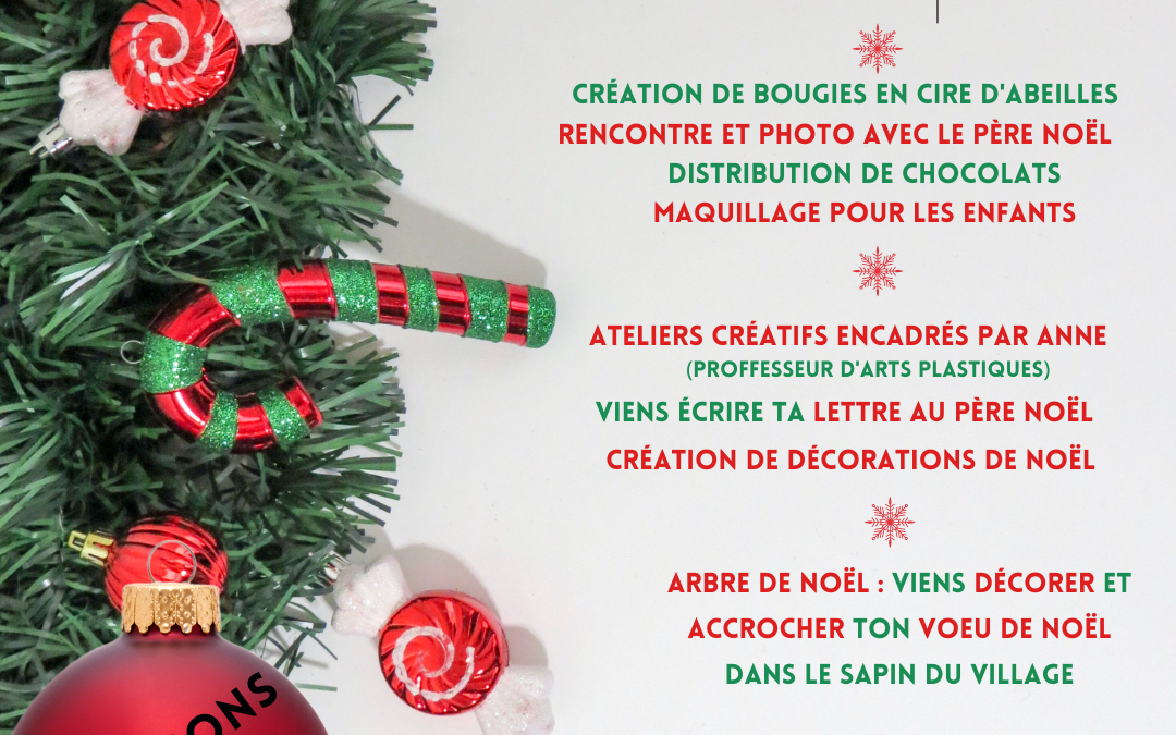 Mercredi 21 décembre – Arbre de Noël