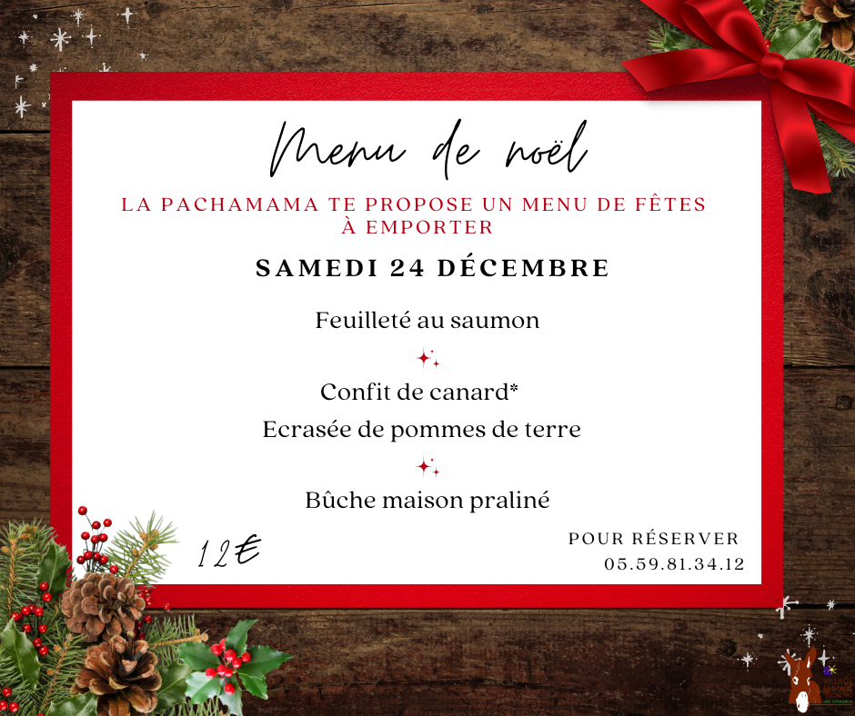 Green and Red Traditional Christmas Menu (Publication Facebook (paysage)) (1)