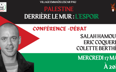 Conférence-débat // Palestine, derrière le mur : l’espoir