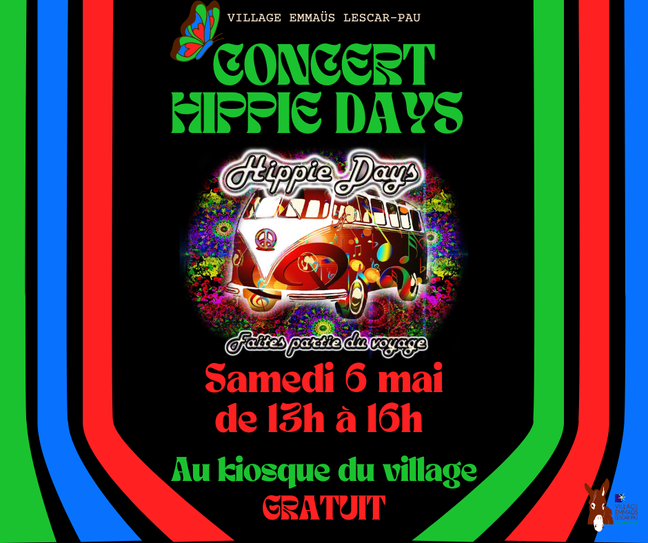 concert hippie days (Publication Facebook (Paysage))