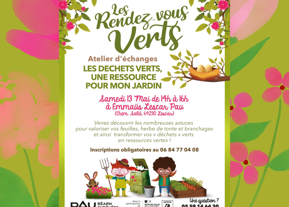 Atelier d’échanges : « les déchets verts, une ressources pour mon jardin »