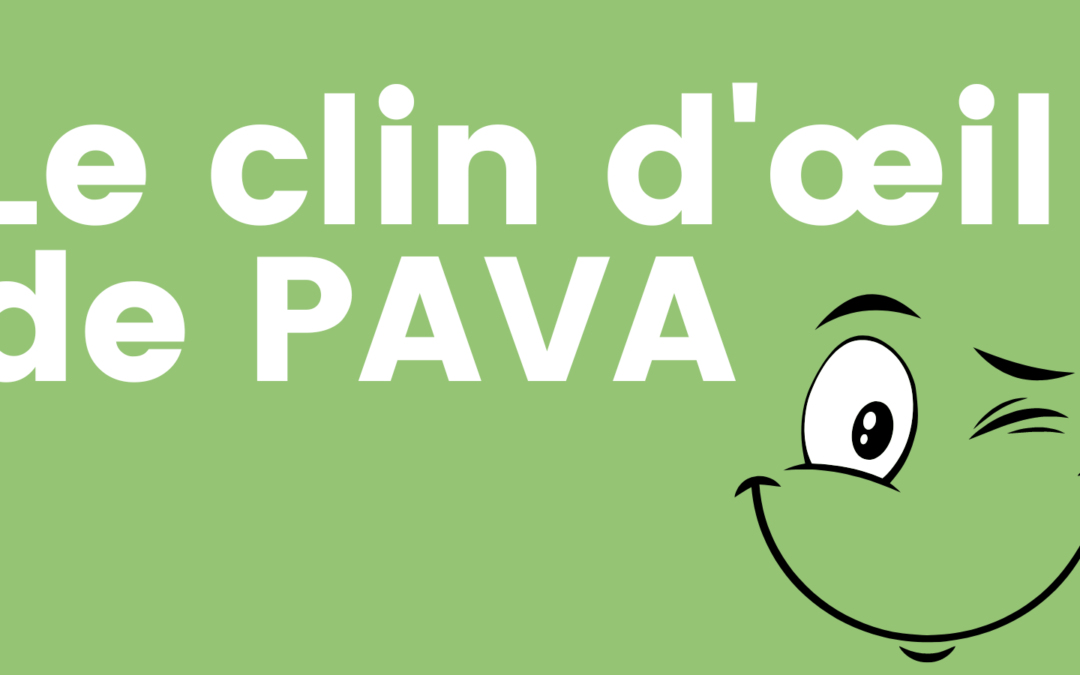 Le clin d’oeil de PAVA !