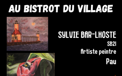 Exposition au bistrot du Village Emmaüs Lescar-Pau