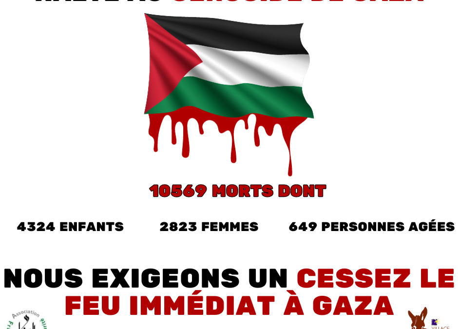 Halte au génocide de Gaza