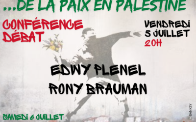 Conférence-débat : …. De la paix en Palestine