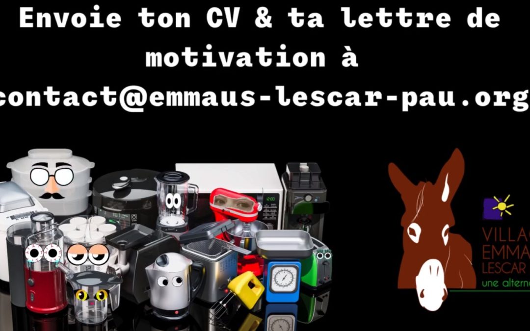 Nous recherchons une personne pour l’atelier électroménager