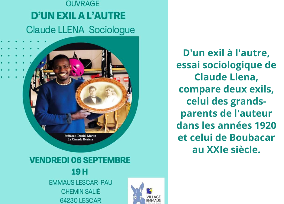 Présentation/Débat ouvrage : D’un exil à l’autre
