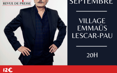 Christophe Alévêque au Village Emmaüs Lescar-Pau