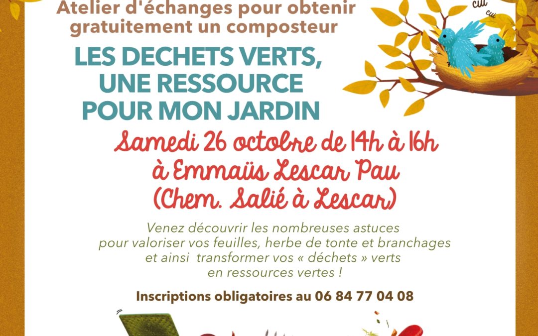 Samedi 26 octobre : Les rendez-vous verts