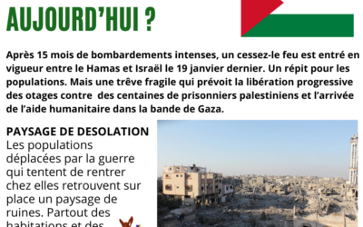 Petit récap. sur la situation en Palestine