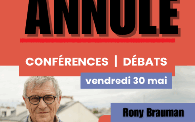 Conférence de Rony Brauman annulée
