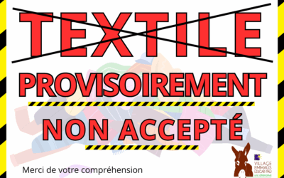 Dépôt de textile provisoirement fermé